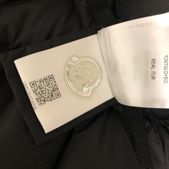 Moncler Eleagnus Wool Down Vest Fur Collar size 1 - Picture 8 of 8